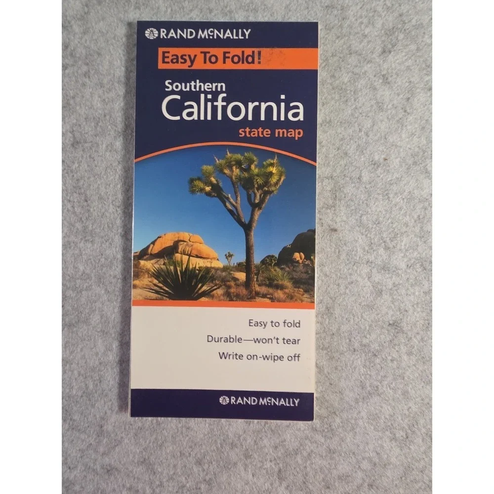 Rand McNally Easy to Fold United States Laminated Map 13 States